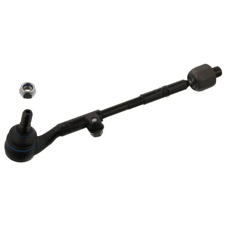 febi bilstein 38009 Spurstange mit Endstück und Sicherungsmutter , 1 Stück Vorderachse links, Vorder