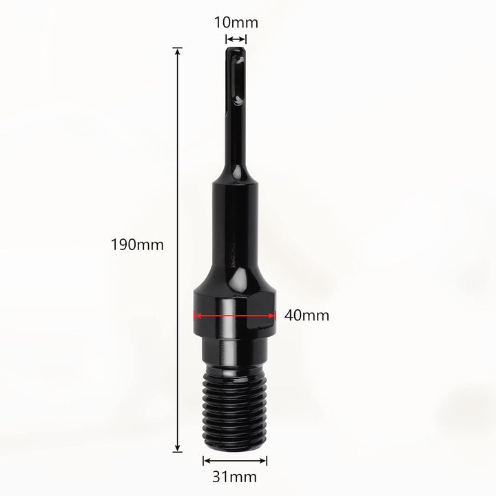 CPROSP 1¼" UNC Diamantbohrkrone mit SDS PLUS Adapter, Kernbohrkrone DM 82 mm, L 420 mm, Kernbohrer f