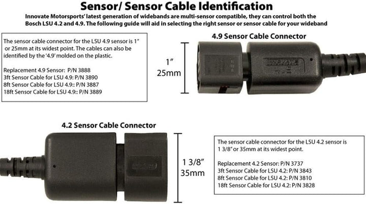 Innovate 3888 Bosch LSU 4.9 Wideband UEGO AFR O2 Sensor