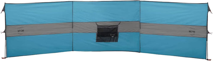 Gecheer Camping Windschutz Strand Windschutz Windschutz für Camping Blau 490x123 cm Wasserdicht 490