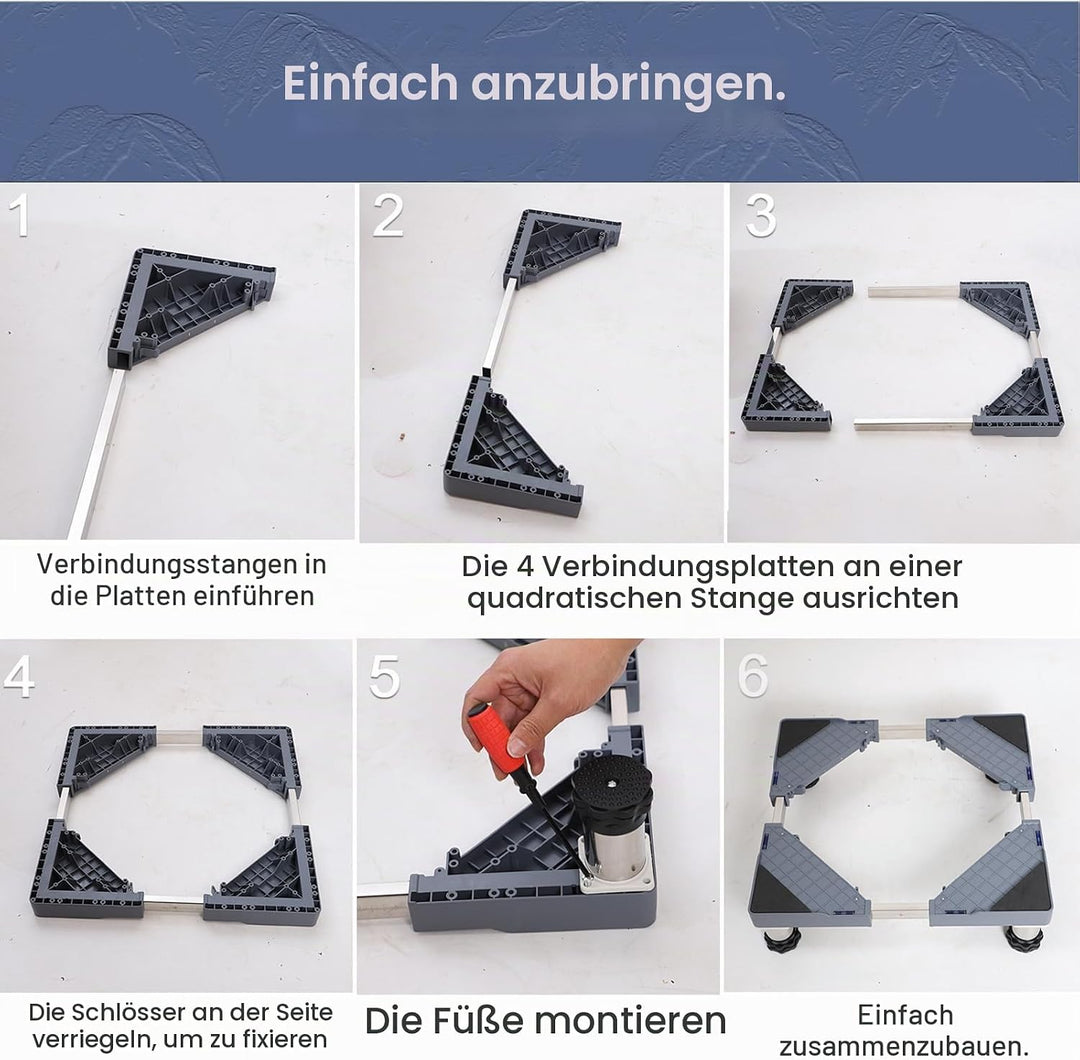 Untergestell für Kühlschrank Sockel, Höhe 24cm/29cm/39cm und spülmaschine Gefriertruhe Gefrierschran