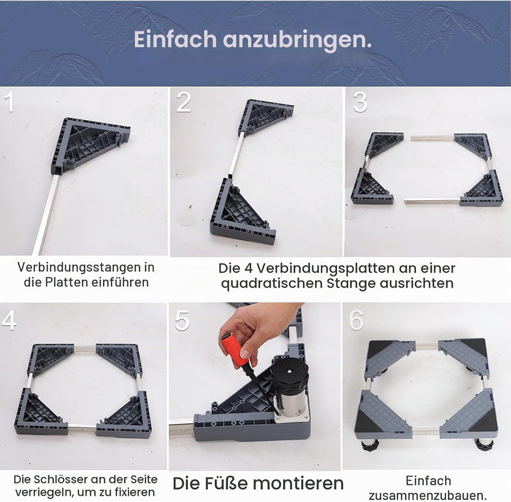 Untergestell für Kühlschrank Sockel, Höhe 24cm/29cm/39cm und spülmaschine Gefriertruhe Gefrierschran