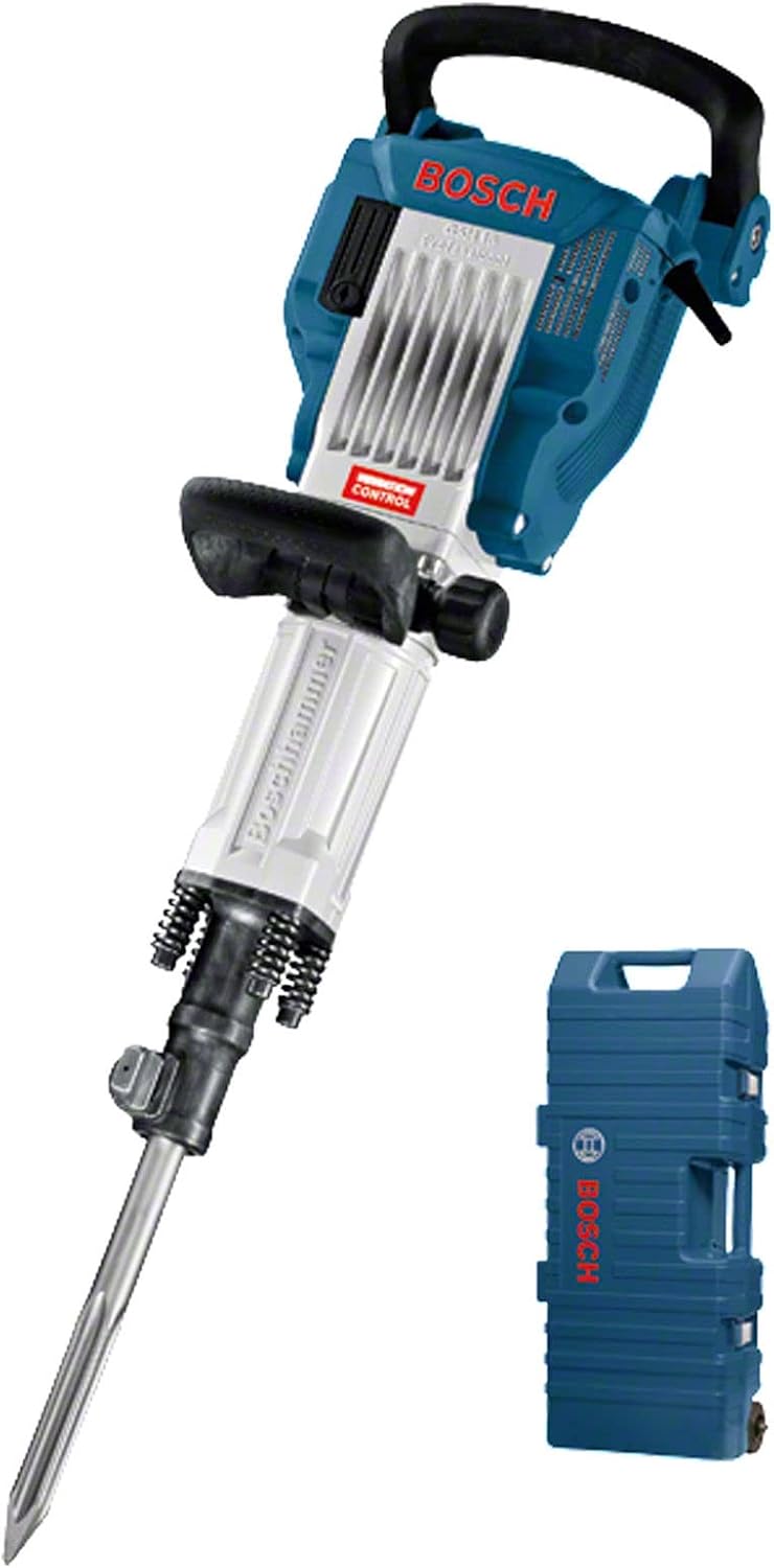 Bosch Professional Abbruchhammer GSH 16-30 mit 30 mm Werkzeugaufnahme (41 J Schlagenergie, inkl. Zus