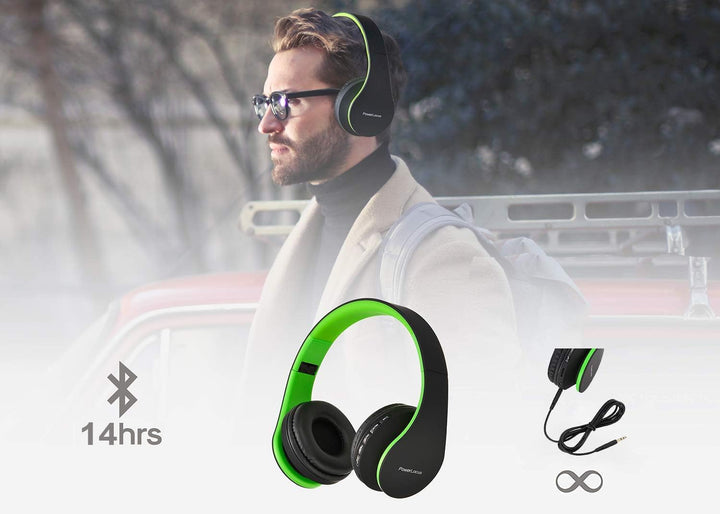 PowerLocus P1 Bluetooth Kopfhörer Kabellos, Wireless 5.3 Bluetooth Kopfhörer Over-Ear, Over Ear Kopf