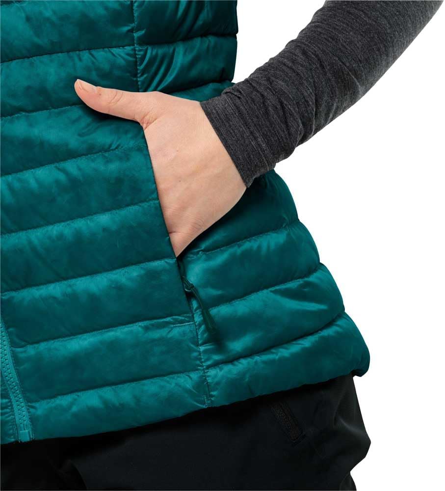 Jack Wolfskin Damen Pilvi Down Vest W Daunenweste S Sea Green, S Sea Green