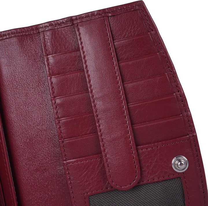 Maitre - unisex geldbörse leisel diedburg - Geldbörse - Geldbeutel 18 x 9,5 x 3 cm Darkred, 18 x 9,5