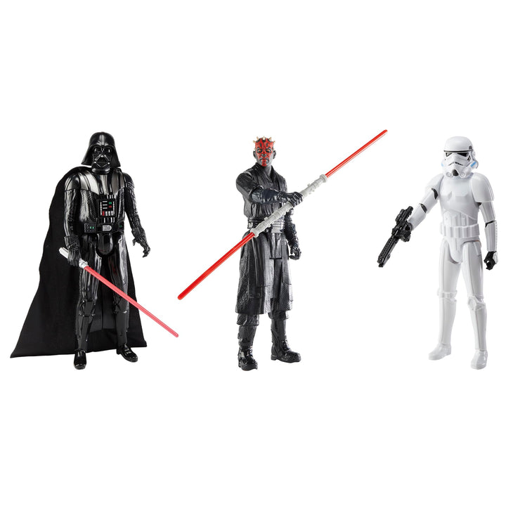 Star Wars Treffen der Dunklen Seite, Action-Figurenset (Skala 30 cm), 3er-Pack