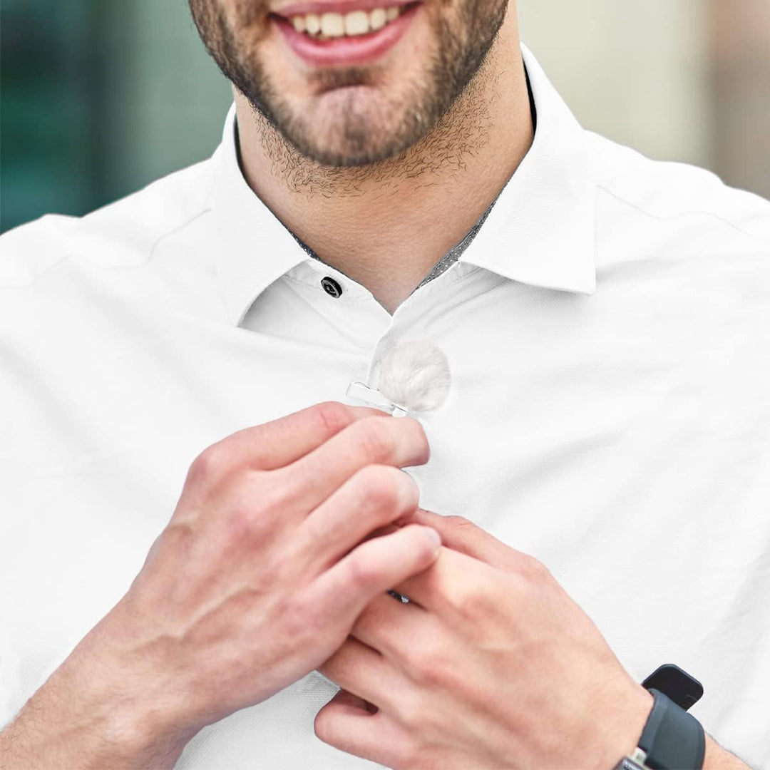 Rode Lavalier GO WH Weiss Lavalier-Mikrofon + keepdrum WS05 WH Fell-Windschutz Weiss lavgowh-ws05wh,