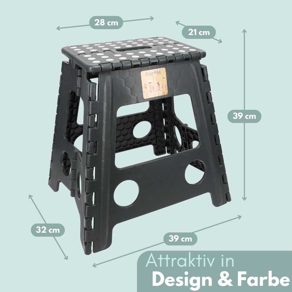 Klapphocker Campinghocker Faltbar Ultraleicht Falthocker Tritthocker Aufstiegshilfe Camping Klapptri