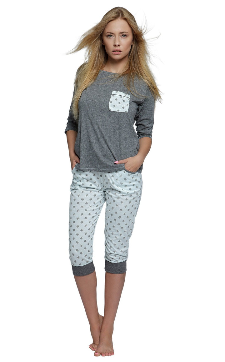S&amp; SENSIS charmantes Nachtwäsche-Set (Made in EU) aus angesagtem Shirt und koketten Shorts oder Lang