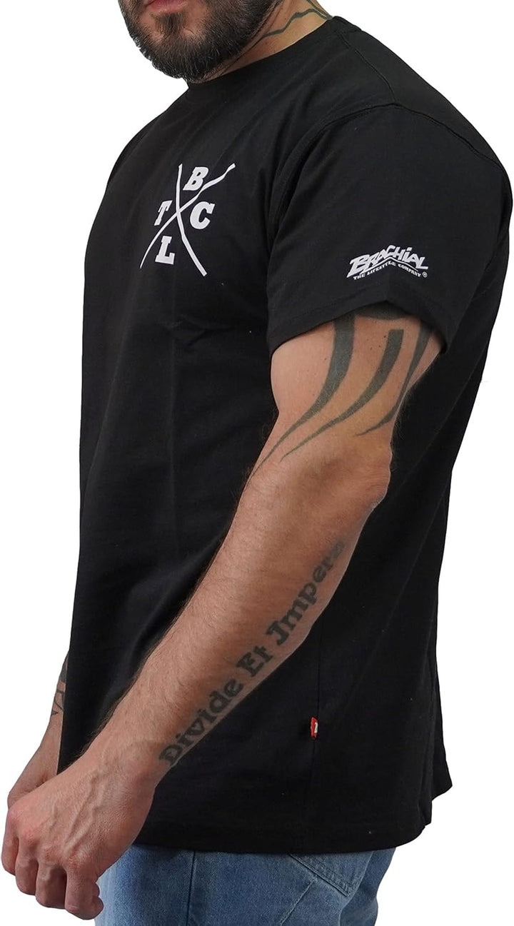 Brachial Premium Herren T-Shirt Beach Regular - für Freizeit Bodybuilding Workout Gym Kraftsport Fit
