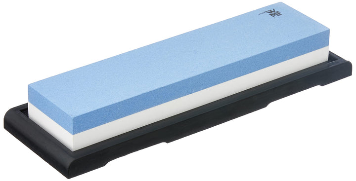 WMF Schleifstein Messer 5 x 20 x 2,5 cm, grobe und feine Körnung, Kunststoffschale, ideal für Yamato