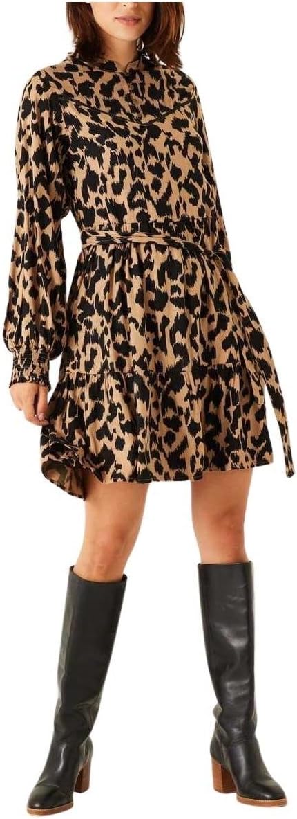 GARCIA Damen Dress Kleid XXL Schwarz, XXL Schwarz