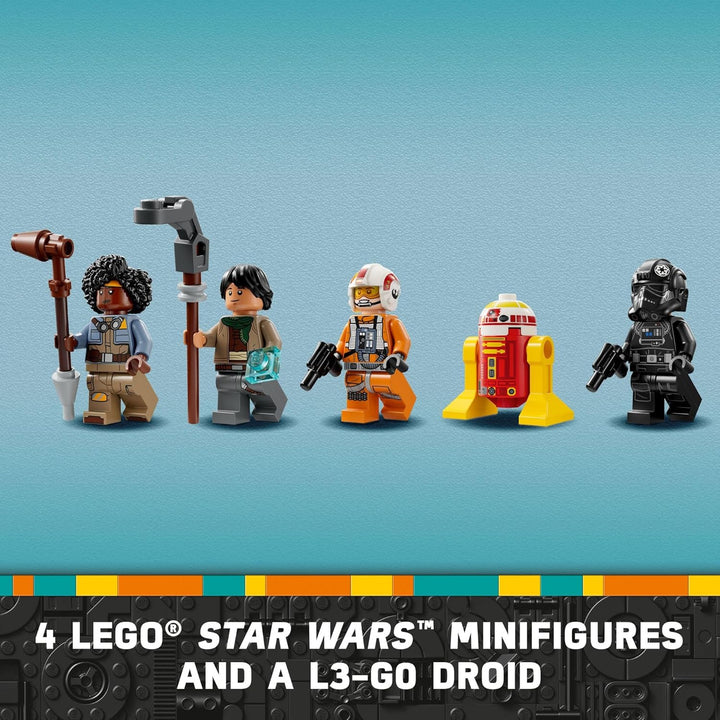 LEGO Star Wars TIE Fighter & X-Wing Mash-up Bauspielzeug-Set Ideen für Kinder, Jungen und Mädchen, a