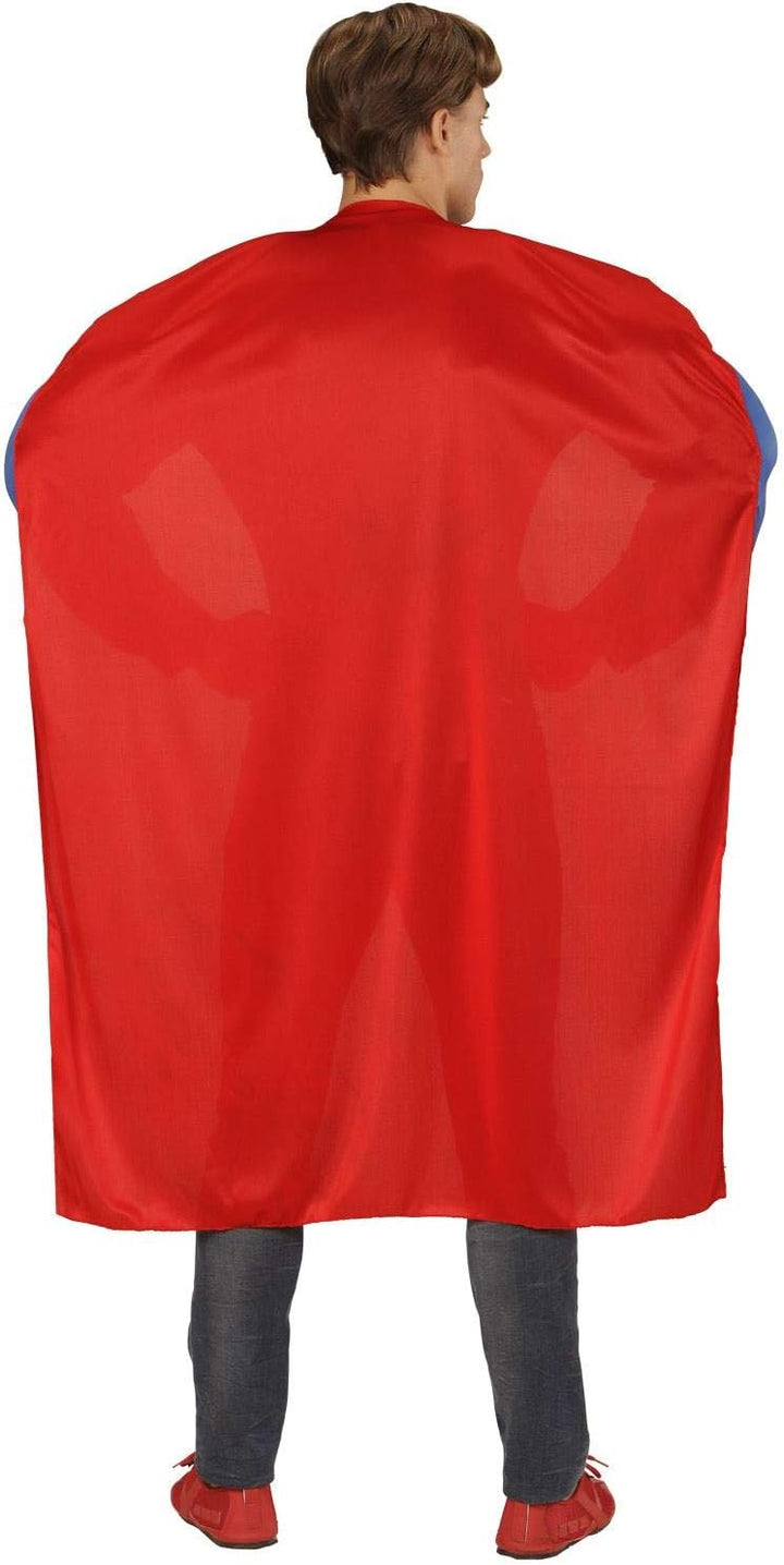 W WIDMANN MILANO Party Fashion - Kostüm Super Muskel Held, Muskelshirt mit Umhang, Superheld, Karnev