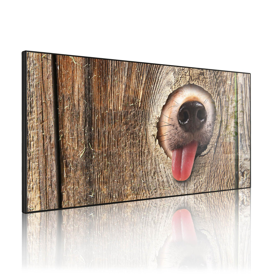 banjado Magnettafel schwarz 78 x 37cm / Magnetwand Metall/Magnetpinnwand als Memoboard/Pinnwand Magn