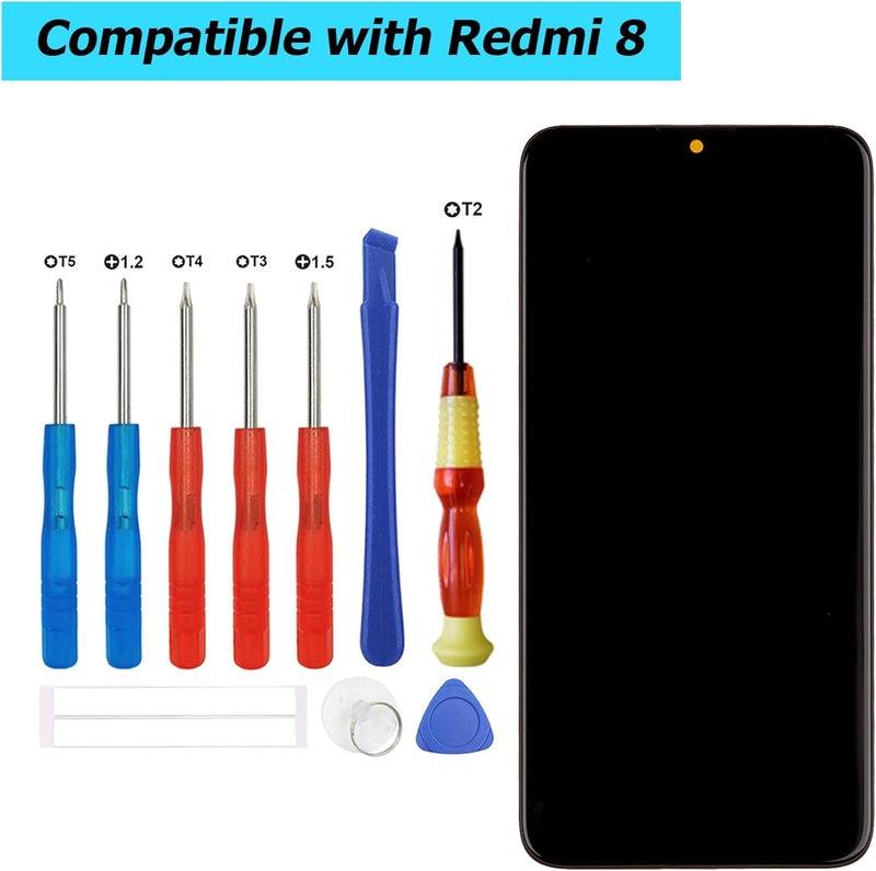 Vvsialeek LCD Display Kompatibel Für Mi Redmi 8 M1908C3IC MI Redmi 8A MZB8458IN Rahmen LCD Touch Scr