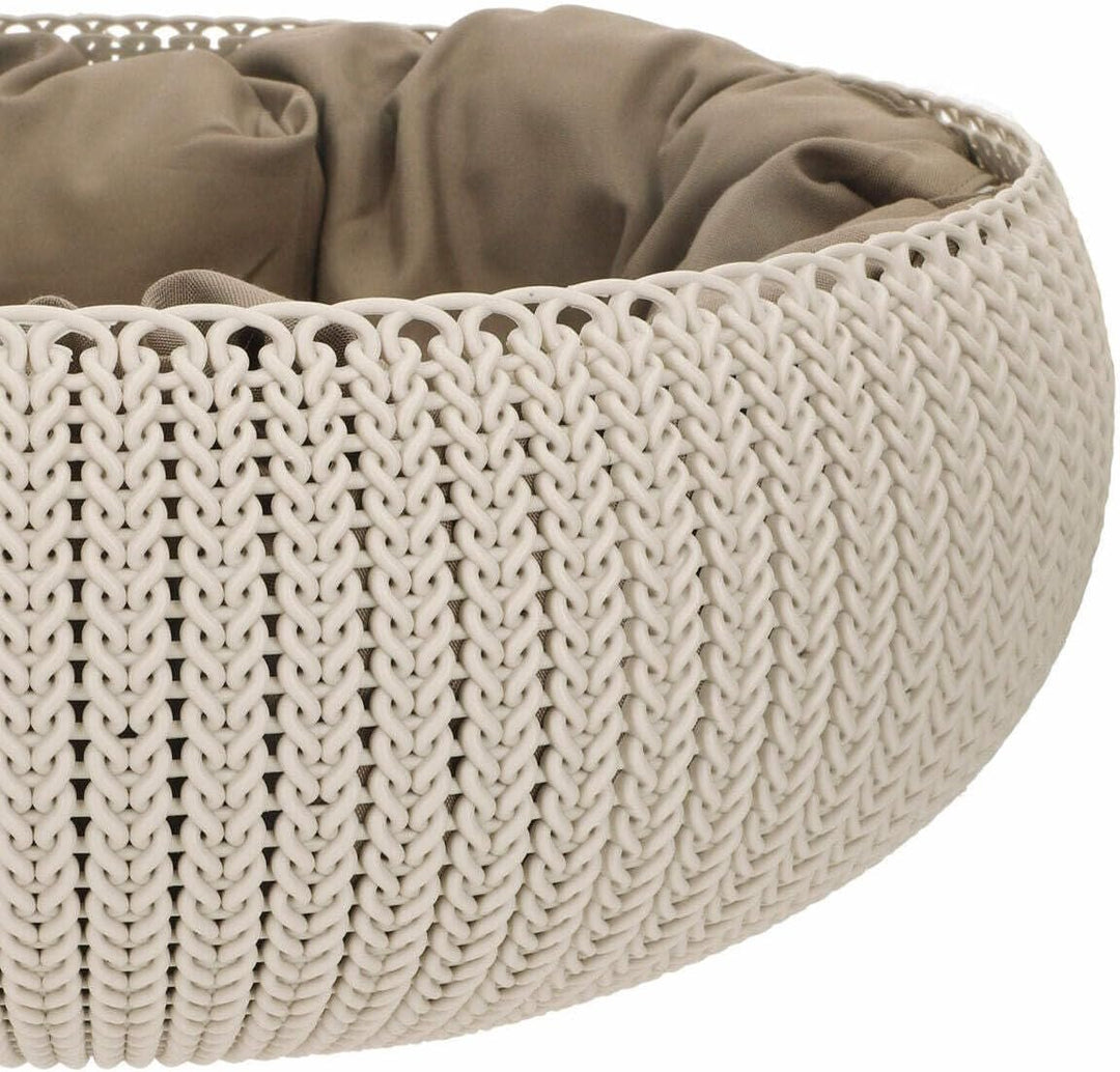 Curver Pet Bed L 57 x B 57 x H 33 cm hellbraun, L 57 x B 57 x H 33 cm hellbraun