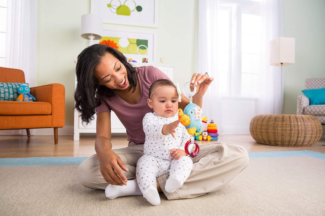 Lamaze L27526 Baby Spielzeug Eloy, der Elefant Mini Clip &amp; Go, das hochwertige Kleinkindspielzeug. D