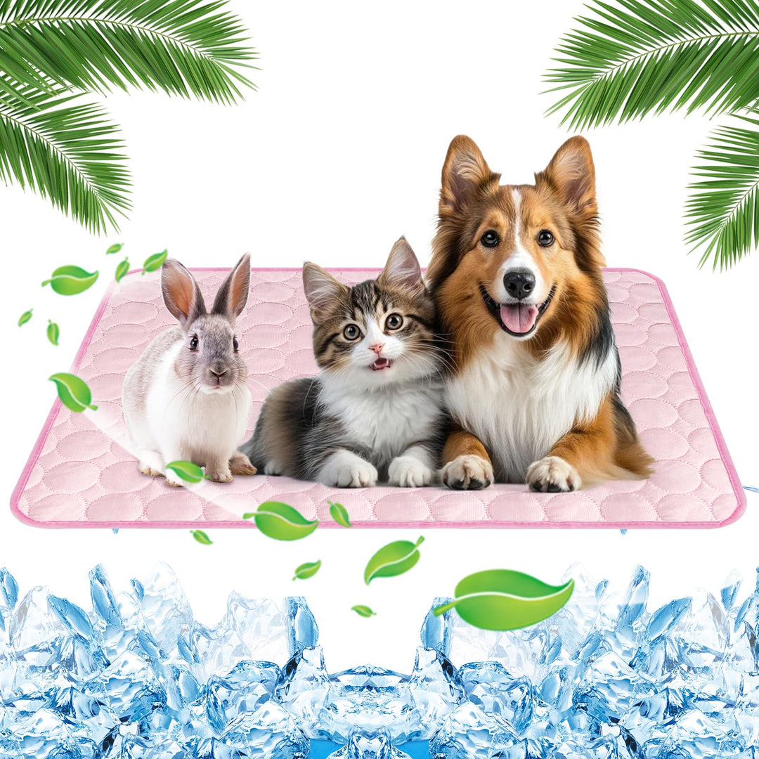 Kühldecke für Hunde Katzen 70×55cm Hundedecke Kühlend Kühlmatte Kalter Hund Katzen Spiel und Kühlmat