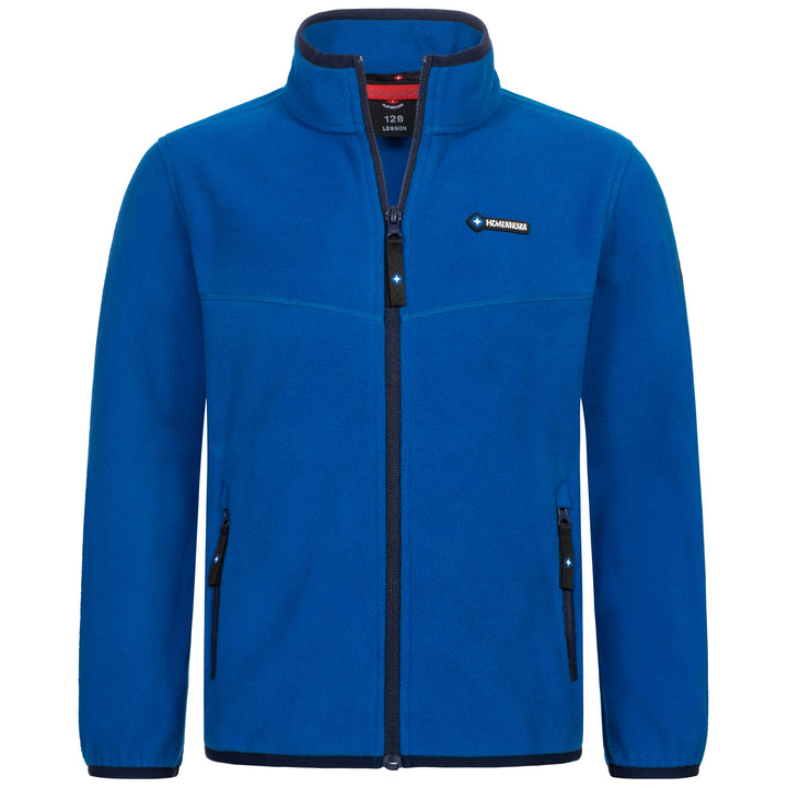 Höhenhorn Leggon Kinder Fleece Jacke Jungen Mädchen Full Zip Outdoor Freizeit 152 Blau/Dunkelblau, 1