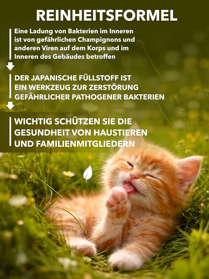 Pelleted Cat Litter, 7L, 6L,7 litres (Katzenstreufüller aus Wiesengras)