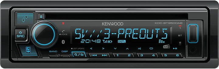 Kenwood KDC-BT950DAB CD-Autoradio mit DAB+ & Bluetooth Freisprecheinrichtung (USB, AUX-In, Hochleist
