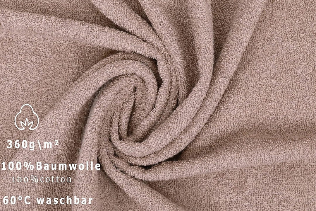 Betz Handtuch 6er Pack Handtücher Set Berlin Grösse 50x100 cm 100% Baumwolle - gut trocknend, leicht