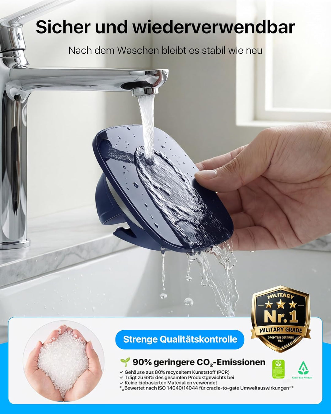 andobil Handyhalterung Auto Handyhalterung [ 2025 Einfach zu Benutzen ] Handy Halterung Auto Armatur