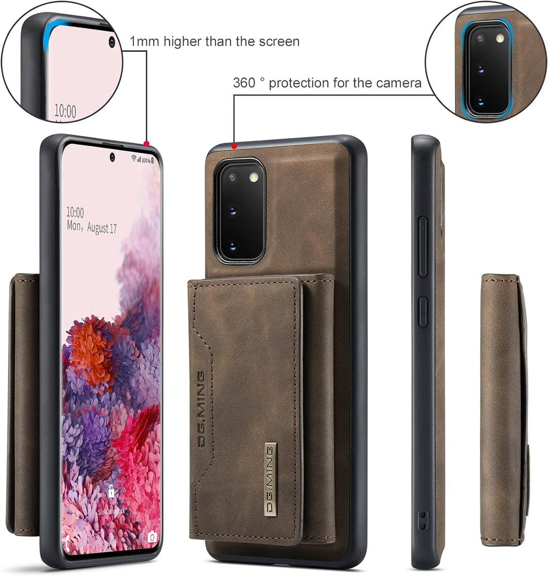 UDBKKDX 2 in 1 Handyhülle für Samsung Galaxy S22 Plus, abnehmbare Brieftasche und magnetische Adsorp