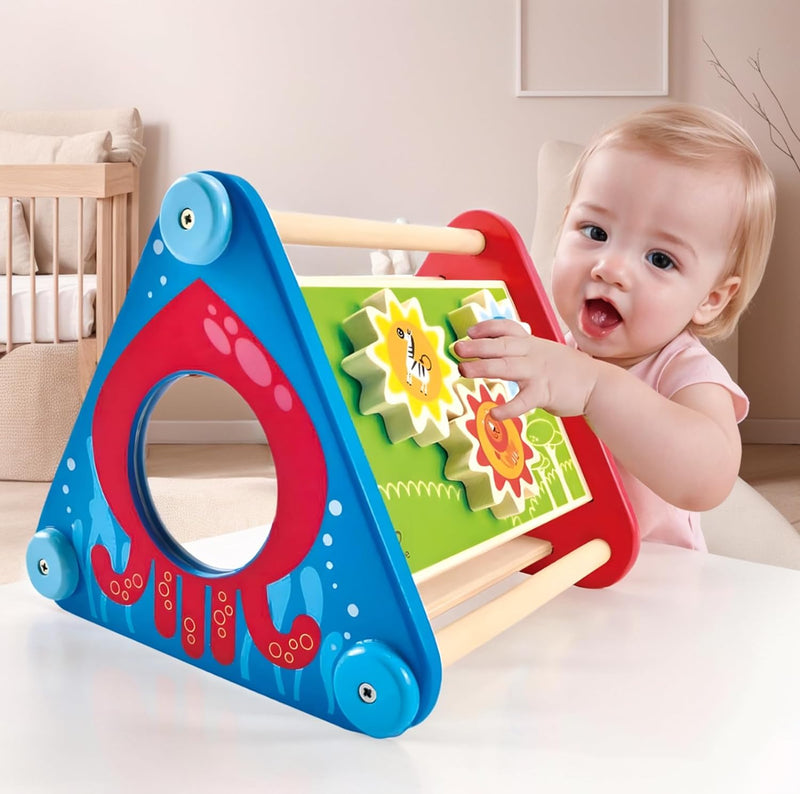 Hape E0434 - Tierische Action-Box, Motorikspielzeug