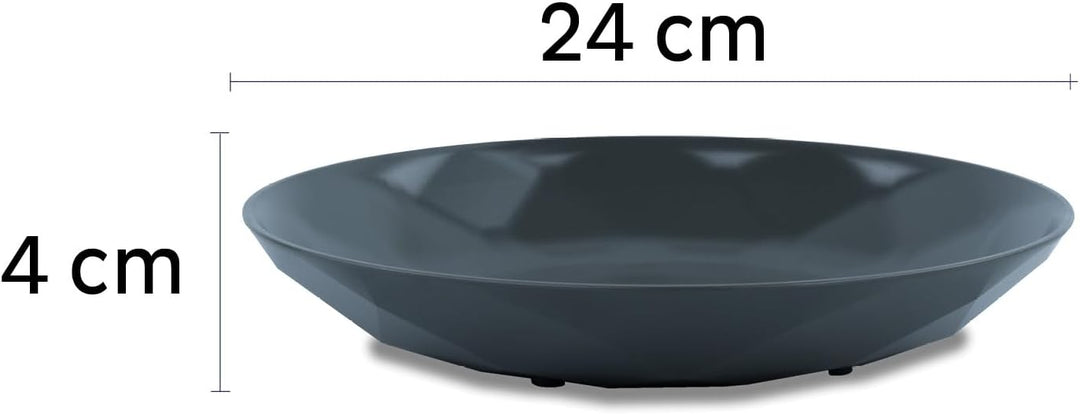 silwy® Universal-Magnet-Teller Grey (2er-Set) HIGH-TECH-Kunststoff - perfekt für Camping, Caravaning