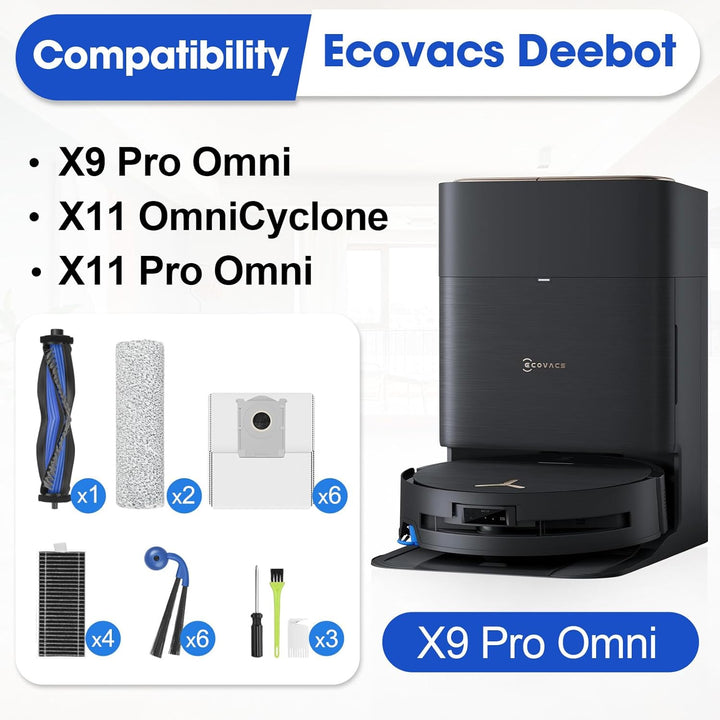X9 X11 Pro Omni Zubehör für Ecovacs Deebot X11 OmniCyclone / X9 Pro Omni / X11 Pro Omni Ersatzteile