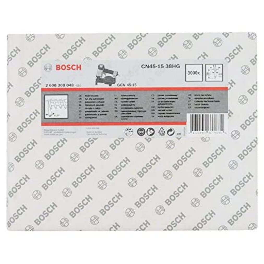 Bosch Professional Dachpappennagel CN 45-15 HG 38 mm, feuerverzinkt, 2608200048, 38 mm