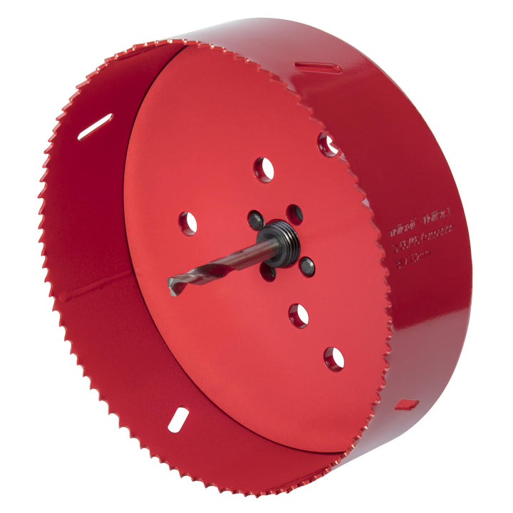 wolfcraft Bi-Metall-Lochsäge I 5498000 I Für Trockenbaumaterialien, Holz, Kunststoffe und Metalle, S