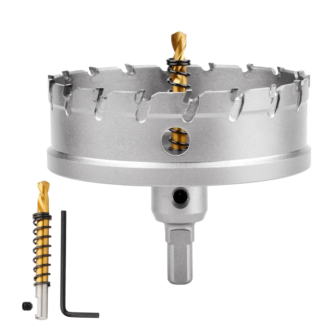 125mm Lochsäge Hartmetall-Bohrer, TCT-Metall Lochsäge Bohrer für Edelstahl, Eisen, Legierung, Holz,