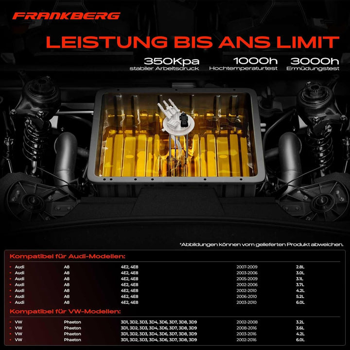 Kraftstoffpumpe Benzinpumpe Links für A8 4E_ Phaeton 3D_ 2.8L-6.0L Benzin 2002-2016 3D0919087F