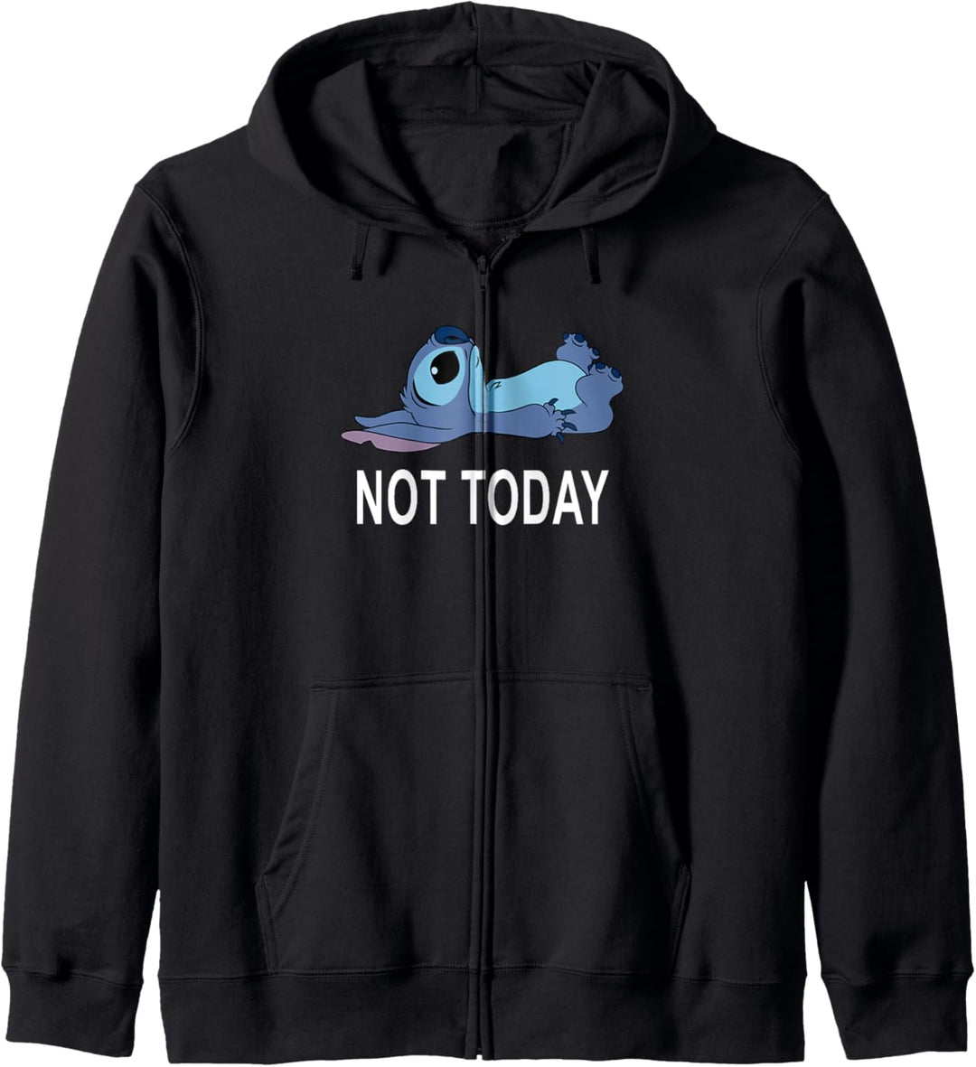 Disney Lilo & Stitch Laying Down Not Today Friend Kapuzenjacke