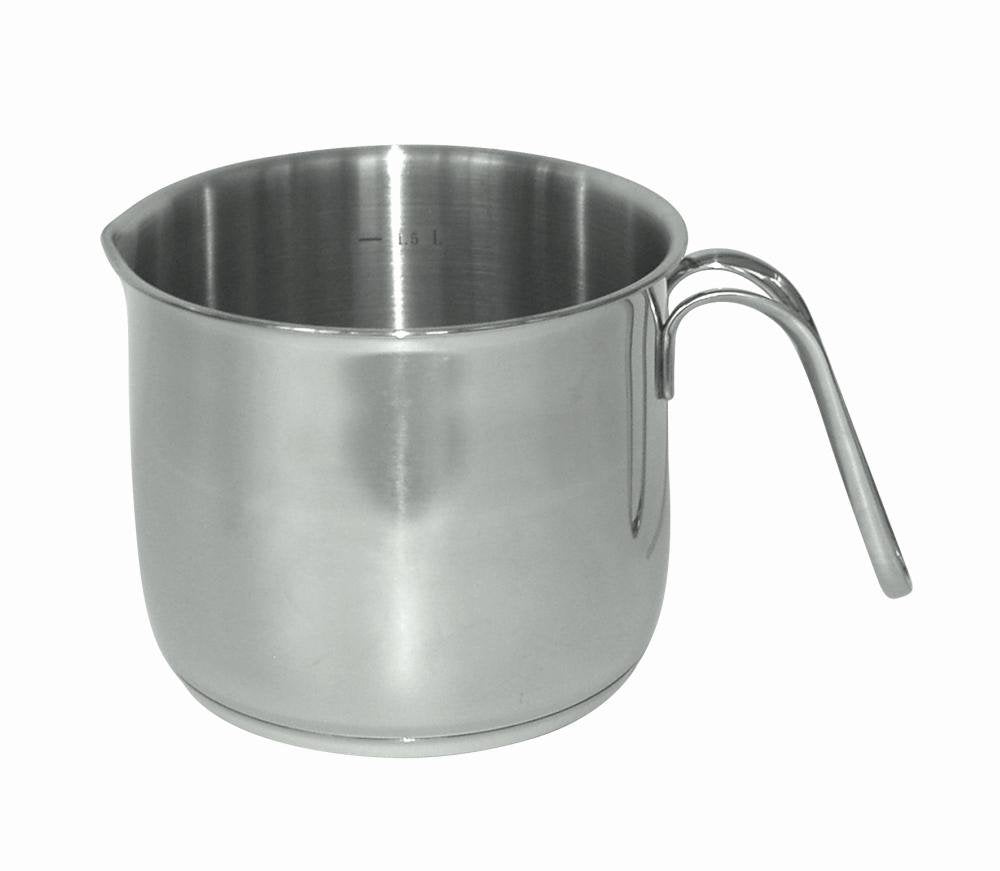 Kelomat, 1812-317, Milchtopf, Durchmesser 14cm, Inhalt 1,8 Liter, TORRANO, Edelstahl
