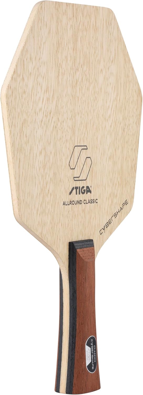 STIGA Allround Classic Cybershape - Offensives 5-Layer Tischtennisholz - Leichtgewichtig mit Präzisi