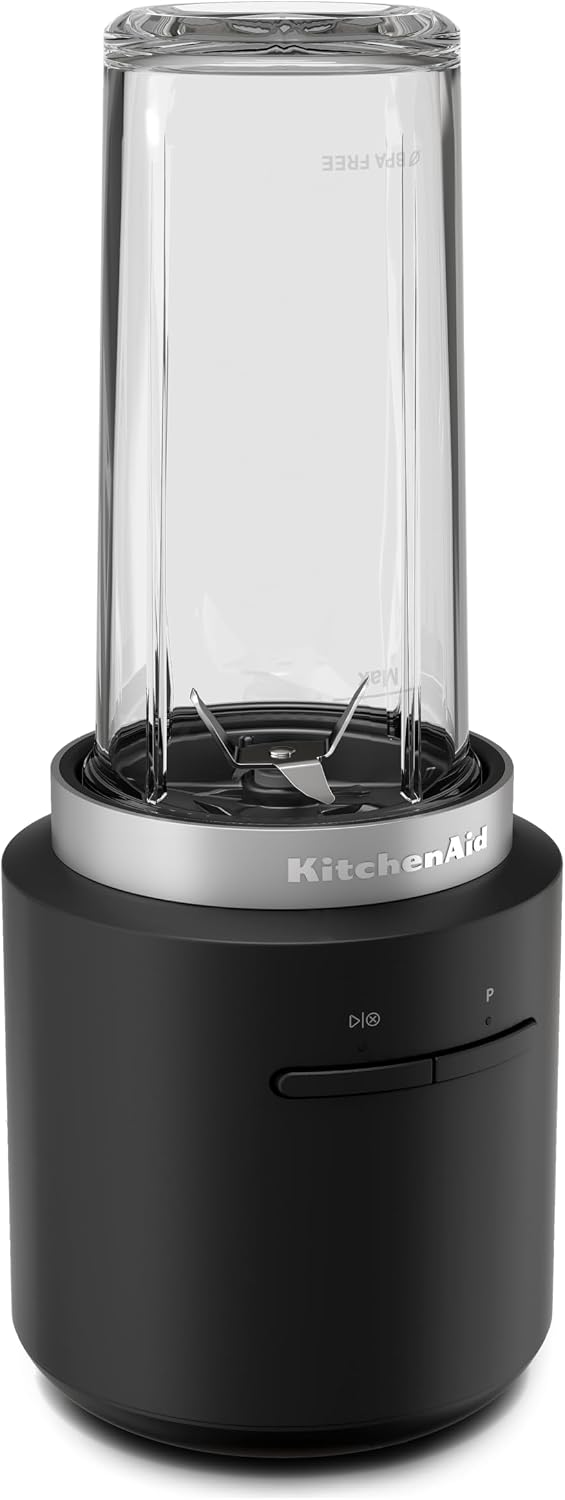KitchenAid Kabelloser Personal Blender - Go Cordless - 473 ml BPA-freier Becher - Pulse-Taste - Edel