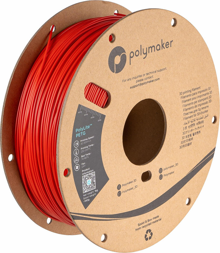 Polymaker PolyLite PETG Rot - 1,75mm - 1kg