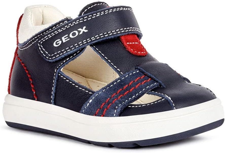 Geox Jungen B Biglia Boy A Erste Schritte 19 EU Navy White, 19 EU Navy White