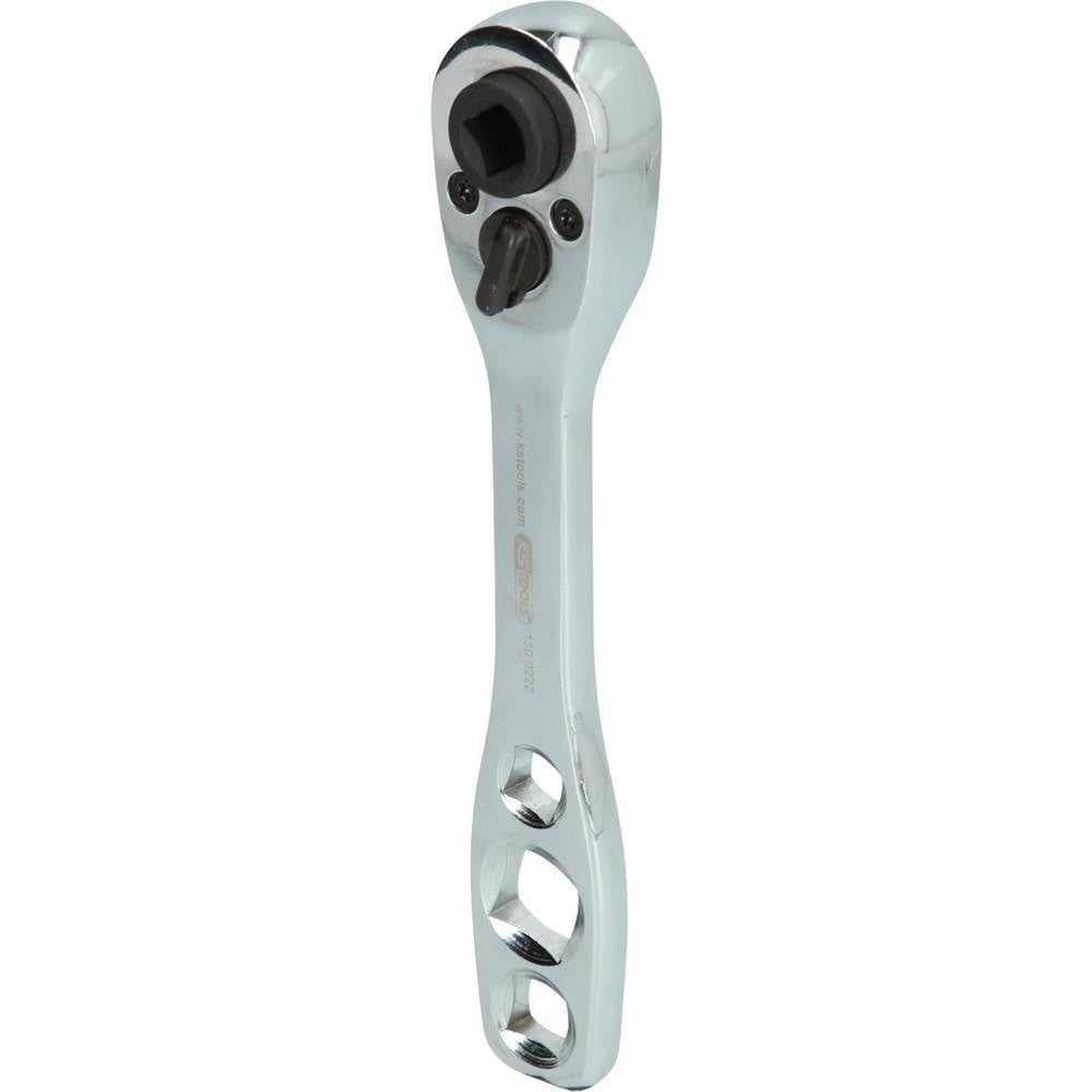 KS Tools 130.0222 4 in 1 Kälte-Klima-Ratsche, umschaltbar, 157mm