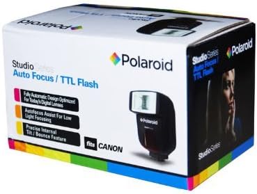 Polaroid PL108AF Studio Autofokus TTL Blitz für Canon PL108-AF-C