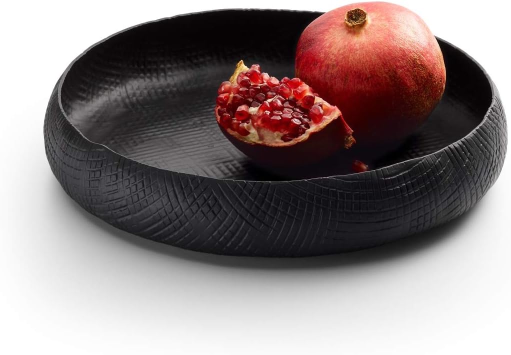 OUTBACK Schale Oval - 11,5 (h) cm 32 x 27 x 11,5 cm Schwarz, 32 x 27 x 11,5 cm Schwarz