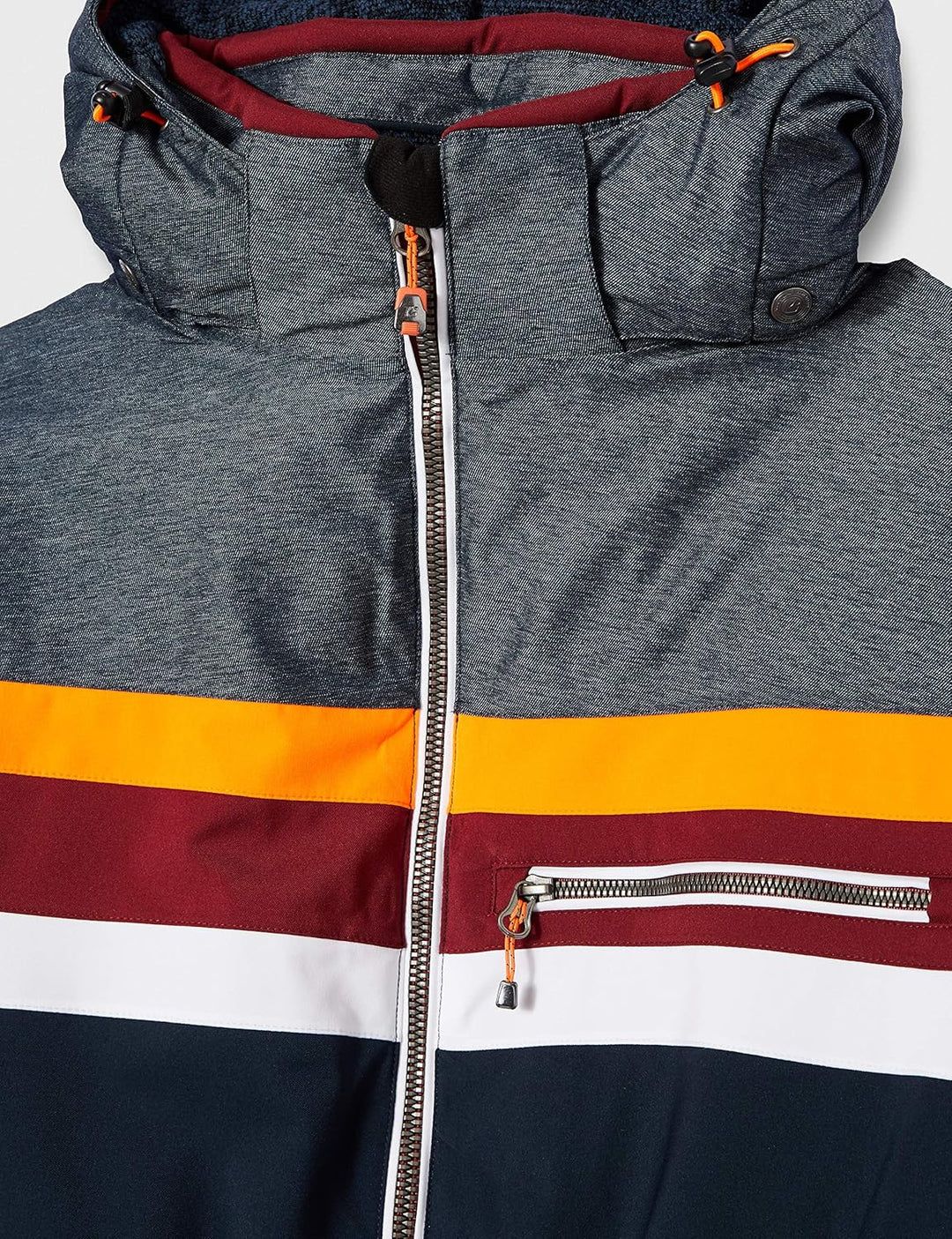 Killtec Herren Tirano Mn Ski Jckt A Funktionsjacke Mit Abzippbarer Kapuze Und Schneefang L dunkelnav