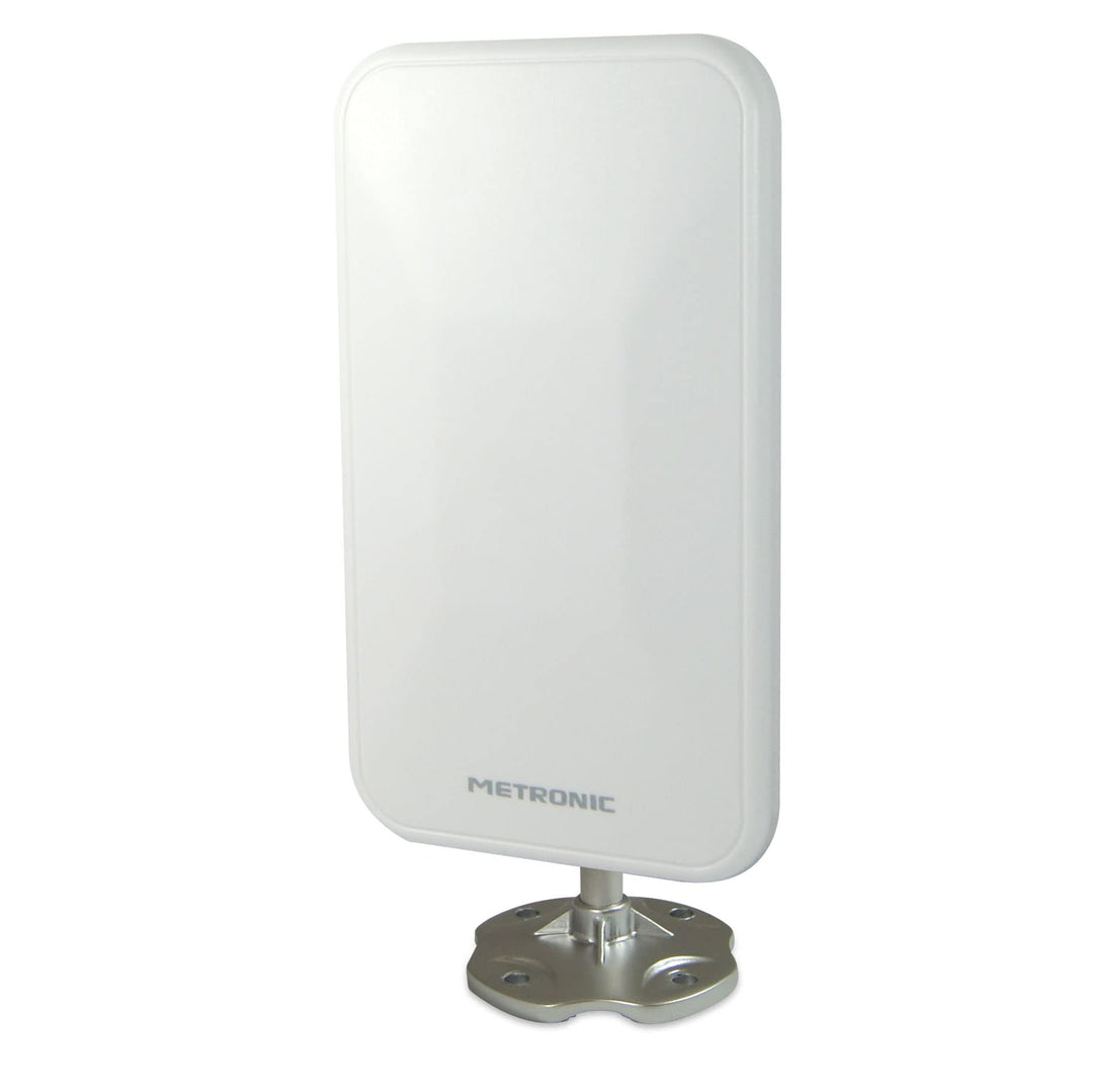 Metronic 415981 Aussenantenne XP 94 4K Dab+ UHD Compact DVBT/DVT2 Schutz 5G - weiss XP 94 4K Dab+ UH