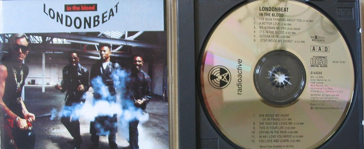 In the Blood, Audio-CD