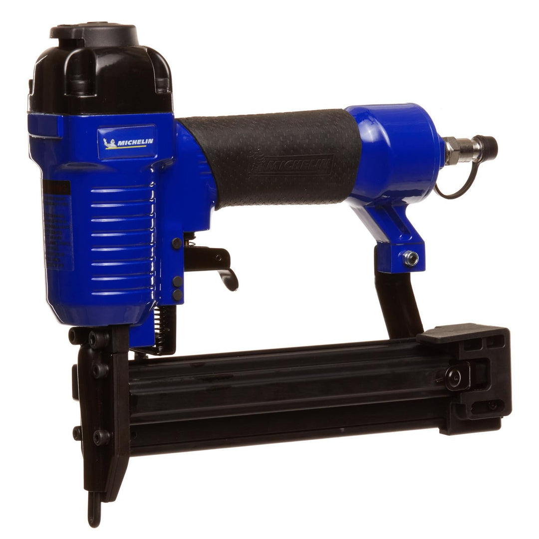 Michelin Druckluft-Heft- und Nagelgerät, geeignet für 16-32 mm Klammern und 15-32 mm Nägel, Inklusiv